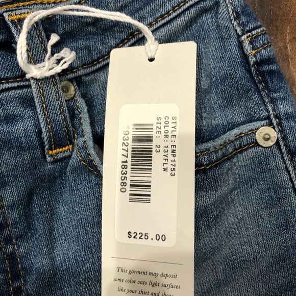 NWT AG-ED Isabelle High-Rise Denim Jeans Sz 23